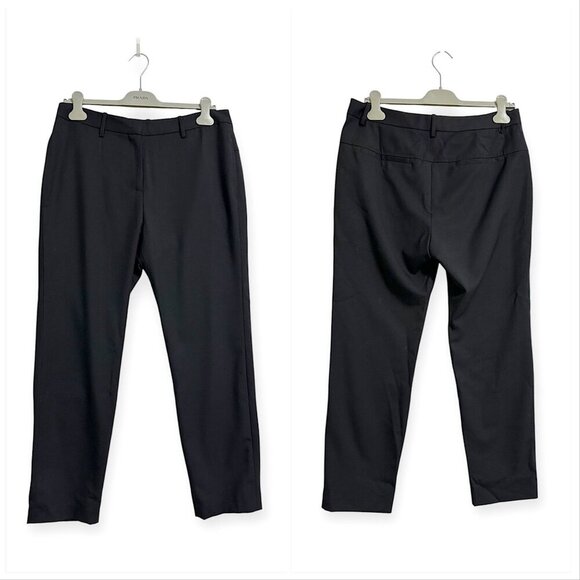 NILI LOTAN Tel Aviv Wool-blend Twill Straight-leg Pants In Black, Size 10, Nwt - Picture 15 of 15